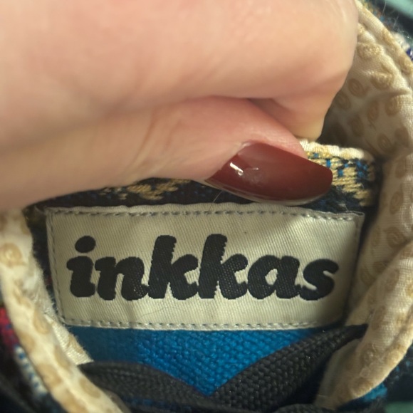 Inkkas Multicolor Striped High-Top Sneakers Handmade In Peru - Picture 7 of 12